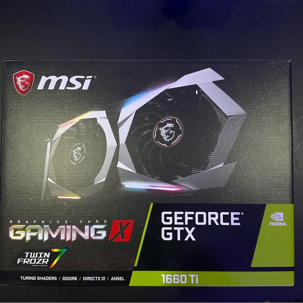 NVIDIA MSi 1660 Ti